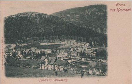 Bad Herrenalb - Blick vom Maienberg Bad Herrenalb - Blick vom Maienberg