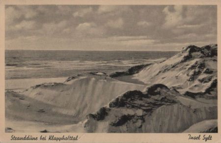 Sylda - Stranddüne bei Klappholttal - ca. 1935 Sylda - Stranddüne bei Klappholttal - ca. 1935