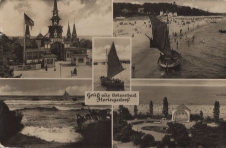 Heringsdorf - mit 5 Bildern - 1953 Heringsdorf - mit 5 Bildern - 1953