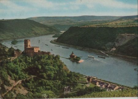 Kaub - Gutenfels und Pfalz - 1971 Kaub - Gutenfels und Pfalz - 1971