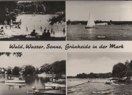 Grünheide (Mark) - u.a. Werisee - 1971 Grünheide (Mark) - u.a. Werisee - 1971