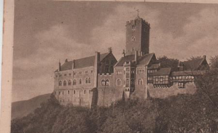 Eisenach - Wartburg - Ostseite - ca. 1935 Eisenach - Wartburg - Ostseite - ca. 1935