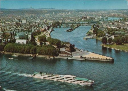 Koblenz - Deutsches Eck - ca. 1980 Koblenz - Deutsches Eck - ca. 1980