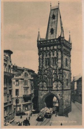 Tschechien - Prag - Praha - Prasna brana - ca. 1950 Tschechien - Prag - Praha - Prasna brana - ca. 1950