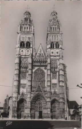 Frankreich - Tours - Cathedrale - ca. 1955 Frankreich - Tours - Cathedrale - ca. 1955