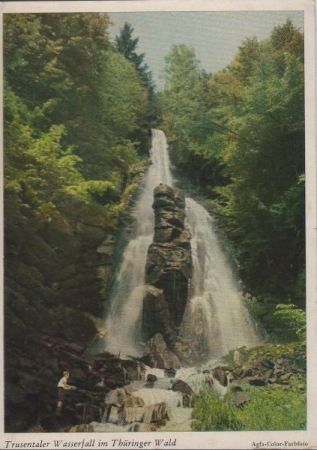 Trusetal - Trusetaler Wasserfall - ca. 1965 Trusetal - Trusetaler Wasserfall - ca. 1965