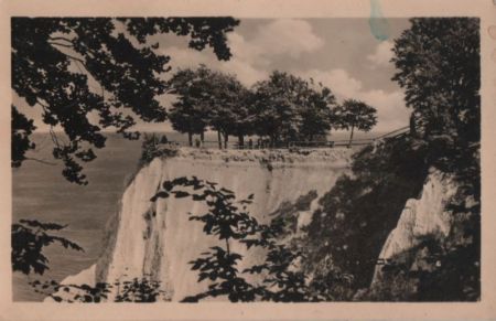Rügen - Königsstuhl von Norden - 1956 Rügen - Königsstuhl von Norden - 1956