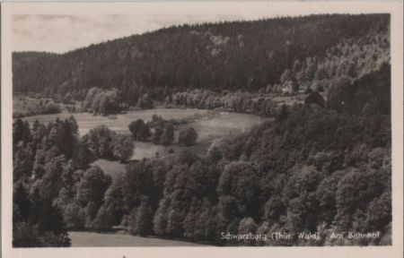 Schwarzburg - Am Bahnhof - 1954 Schwarzburg - Am Bahnhof - 1954
