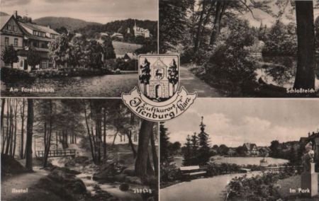 Ilsenburg - u.a. Schloßteich - 1959 Ilsenburg - u.a. Schloßteich - 1959