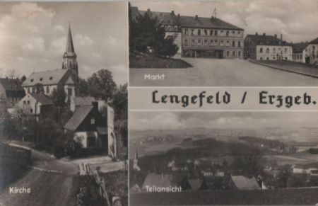 Lengefeld - u.a. Teilansicht - 1959 Lengefeld - u.a. Teilansicht - 1959