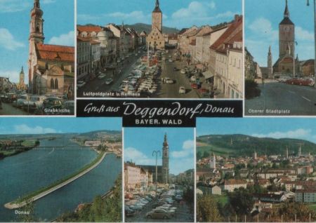 Deggendorf - mit 6 Bildern - ca. 1980 Deggendorf - mit 6 Bildern - ca. 1980