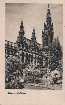 Österreich - Wien - Rathaus - ca. 1950 Österreich - Wien - Rathaus - ca. 1950
