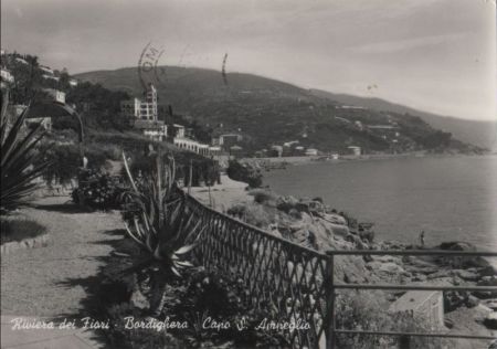 Italien - Bordighera - Capo S. Appeglio - 1957 Italien - Bordighera - Capo S. Appeglio - 1957