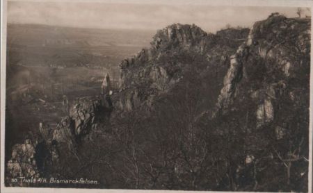 Thale - Bismarckfelsen - 1928 Thale - Bismarckfelsen - 1928
