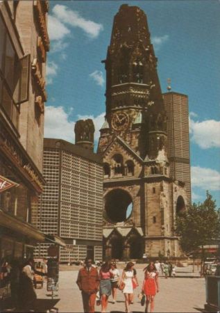 Berlin-Charlottenburg, Gedächtniskirche - ca. 1975 Berlin-Charlottenburg, Gedächtniskirche - ca. 1975