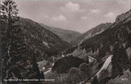 Höllental (Schwarzwald) - mit Ravennatal - ca. 1955 Höllental (Schwarzwald) - mit Ravennatal - ca. 1955