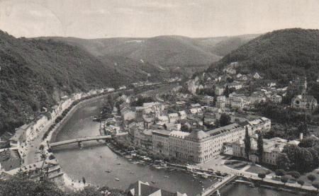 Bad Ems - Blick lahnaufwärts - 1959 Bad Ems - Blick lahnaufwärts - 1959
