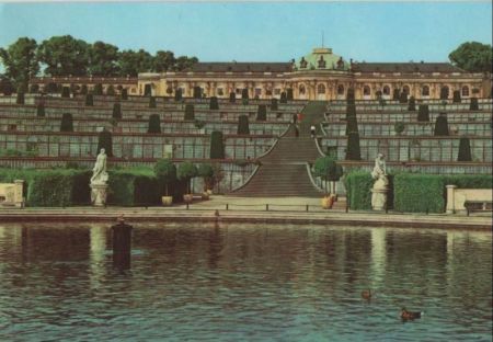 Potsdam, Sanssouci - Schloß - 1980 Potsdam, Sanssouci - Schloß - 1980
