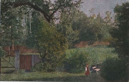 Mädchen und Landschaft Mädchen und Landschaft