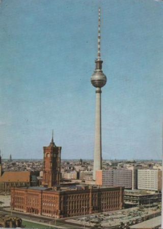 Berlin-Mitte, Fernsehturm - 1971 Berlin-Mitte, Fernsehturm - 1971