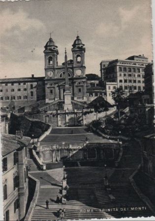 Italien - Rom - Roma - Trinita dei Monti - ca. 1960 Italien - Rom - Roma - Trinita dei Monti - ca. 1960