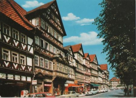 Bad Sooden-Allendorf - Fachwerkhäuser in der Kirchstraße - 1995 Bad Sooden-Allendorf - Fachwerkhäuser in der Kirchstraße - 1995