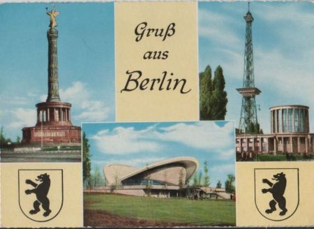 Berlin, Westteil - u.a. Funkturm - 1959 Berlin, Westteil - u.a. Funkturm - 1959