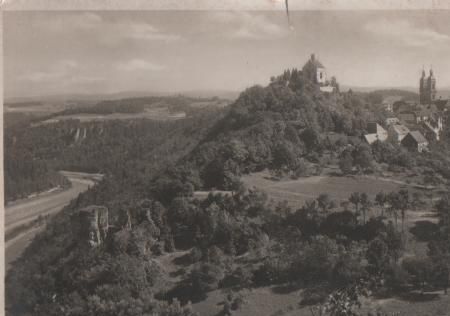 Gößweinstein - Gössweinstein - Burg und Wiesenttal - ca. 1955 Gößweinstein - Gössweinstein - Burg und Wiesenttal - ca. 1955