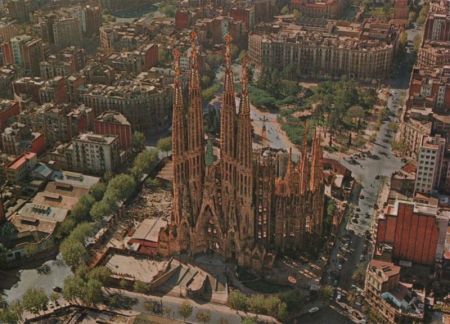 Spanien - Barcelona - La Sagrada Familia - ca. 1980 Spanien - Barcelona - La Sagrada Familia - ca. 1980