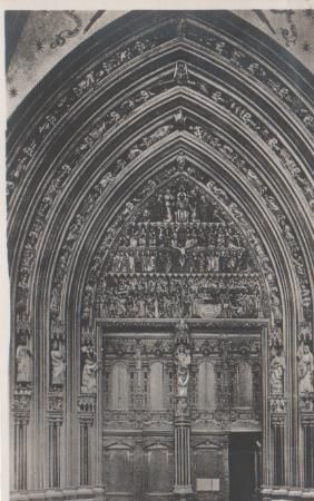 Freiburg - Münster, Hauptportal - ca. 1955 Freiburg - Münster, Hauptportal - ca. 1955