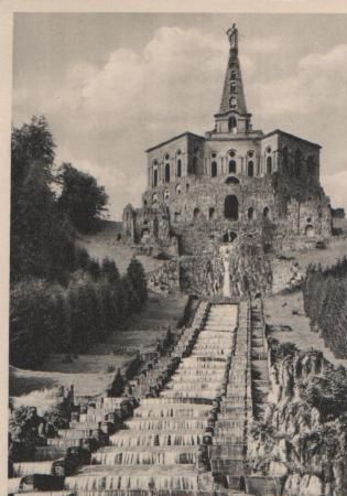 Kassel - Kaskaden mit Herkules - ca. 1955 Kassel - Kaskaden mit Herkules - ca. 1955