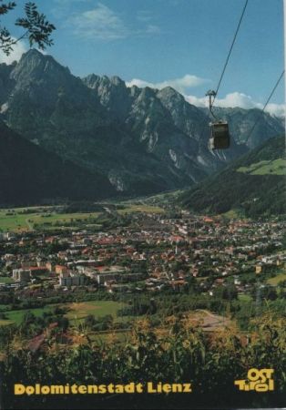 Österreich - Lienz - mit Seilbahn - ca. 1980 Österreich - Lienz - mit Seilbahn - ca. 1980