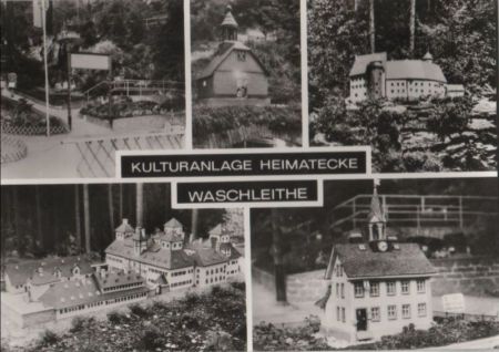 Grünhain-Beierfeld, Waschleithe - Kulturanlage Heimatecke - 1976 Grünhain-Beierfeld, Waschleithe - Kulturanlage Heimatecke - 1976