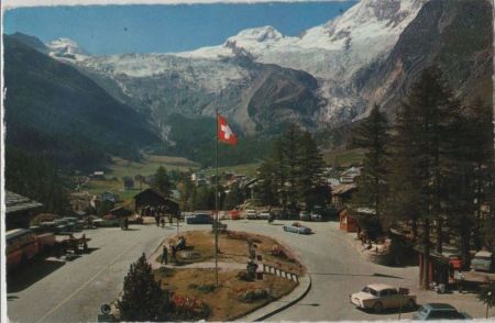 Saas-Fee - Schweiz - Straßenterminus Saas-Fee - Schweiz - Straßenterminus