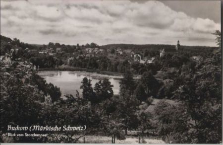 Buckow - Blick vom Storchennest - 1960 Buckow - Blick vom Storchennest - 1960