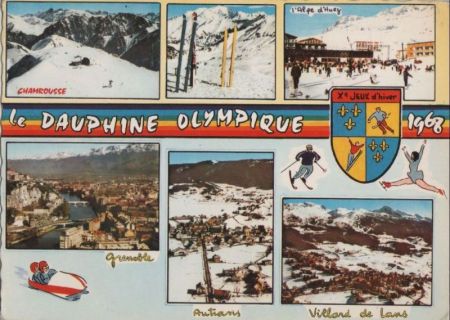 Frankreich - Dauphine (Landschaft) - Olympique - ca. 1975 Frankreich - Dauphine (Landschaft) - Olympique - ca. 1975