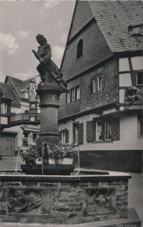 Winningen - Weinhexenbrunnen - ca. 1965 Winningen - Weinhexenbrunnen - ca. 1965