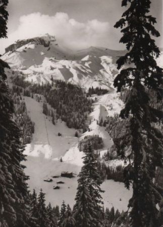 Österreich - Kleinwalsertal - Auenhütte - Ifenhütte - ca. 1960 Österreich - Kleinwalsertal - Auenhütte - Ifenhütte - ca. 1960
