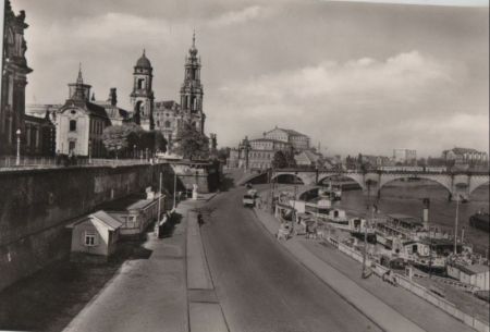 Dresden - Terrassenufer - 1965 Dresden - Terrassenufer - 1965