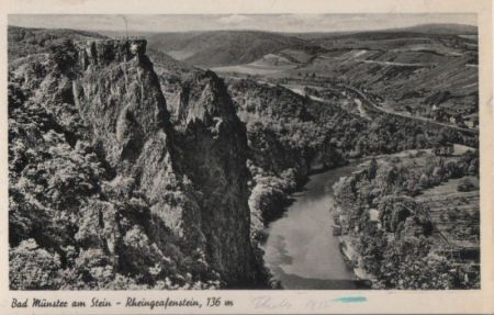 Bad Münster am Stein-Ebernburg - Rheingrafenstein - 1956 Bad Münster am Stein-Ebernburg - Rheingrafenstein - 1956
