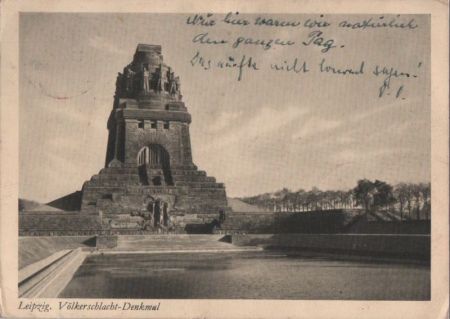 Leipzig - Völkerschlacht-Denkmal - ca. 1960 Leipzig - Völkerschlacht-Denkmal - ca. 1960