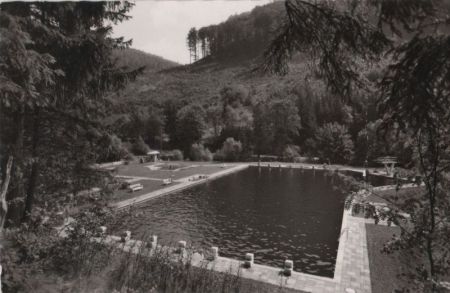 Zorge - Waldschwimmbad - 1961 Zorge - Waldschwimmbad - 1961