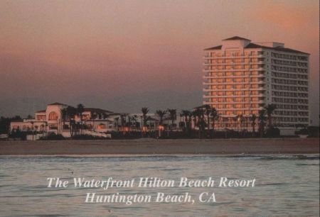 USA - Huntington Beach - Waterfront Hilton Beach resort - ca. 1990 USA - Huntington Beach - Waterfront Hilton Beach resort - ca. 1990