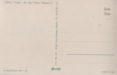 Oelsnitz-Taltnitz - An der Pirker Talsperre