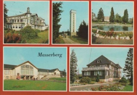 Masserberg - u.a. Springbrunnen im Kurpark - 1988 Masserberg - u.a. Springbrunnen im Kurpark - 1988