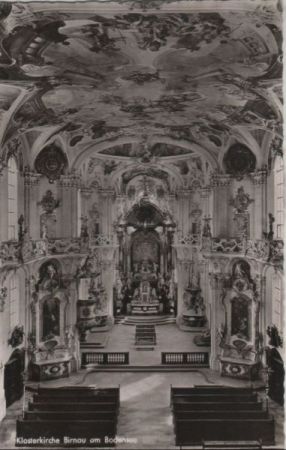 Uhldingen-Mühlhofen, Birnau - Klosterkirche - ca. 1955 Uhldingen-Mühlhofen, Birnau - Klosterkirche - ca. 1955