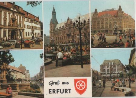Erfurt - u.a. Warenhaus Centrum - 1987 Erfurt - u.a. Warenhaus Centrum - 1987