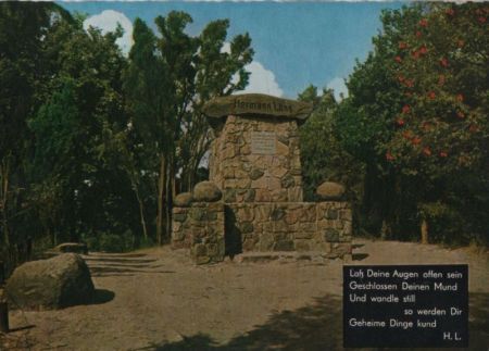 Lüneburger Heide - Grab Löns - ca. 1965 Lüneburger Heide - Grab Löns - ca. 1965