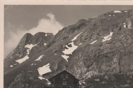 Kempten - Pfrontener Hütte m. Aggenstein - ca. 1955 Kempten - Pfrontener Hütte m. Aggenstein - ca. 1955