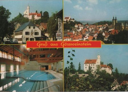 Gößweinstein - mit 4 Bildern - ca. 1980 Gößweinstein - mit 4 Bildern - ca. 1980